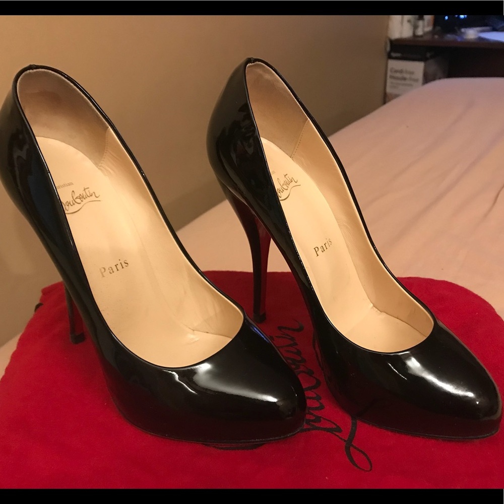 Christian Louboutin black Feticha shoes